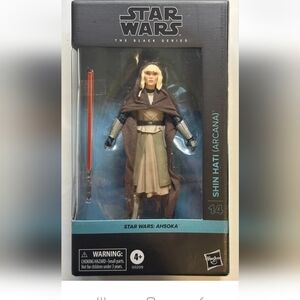 New Ahsoka Shin Hati Hasbro Star Wars Figure with Brown Cloak 6"